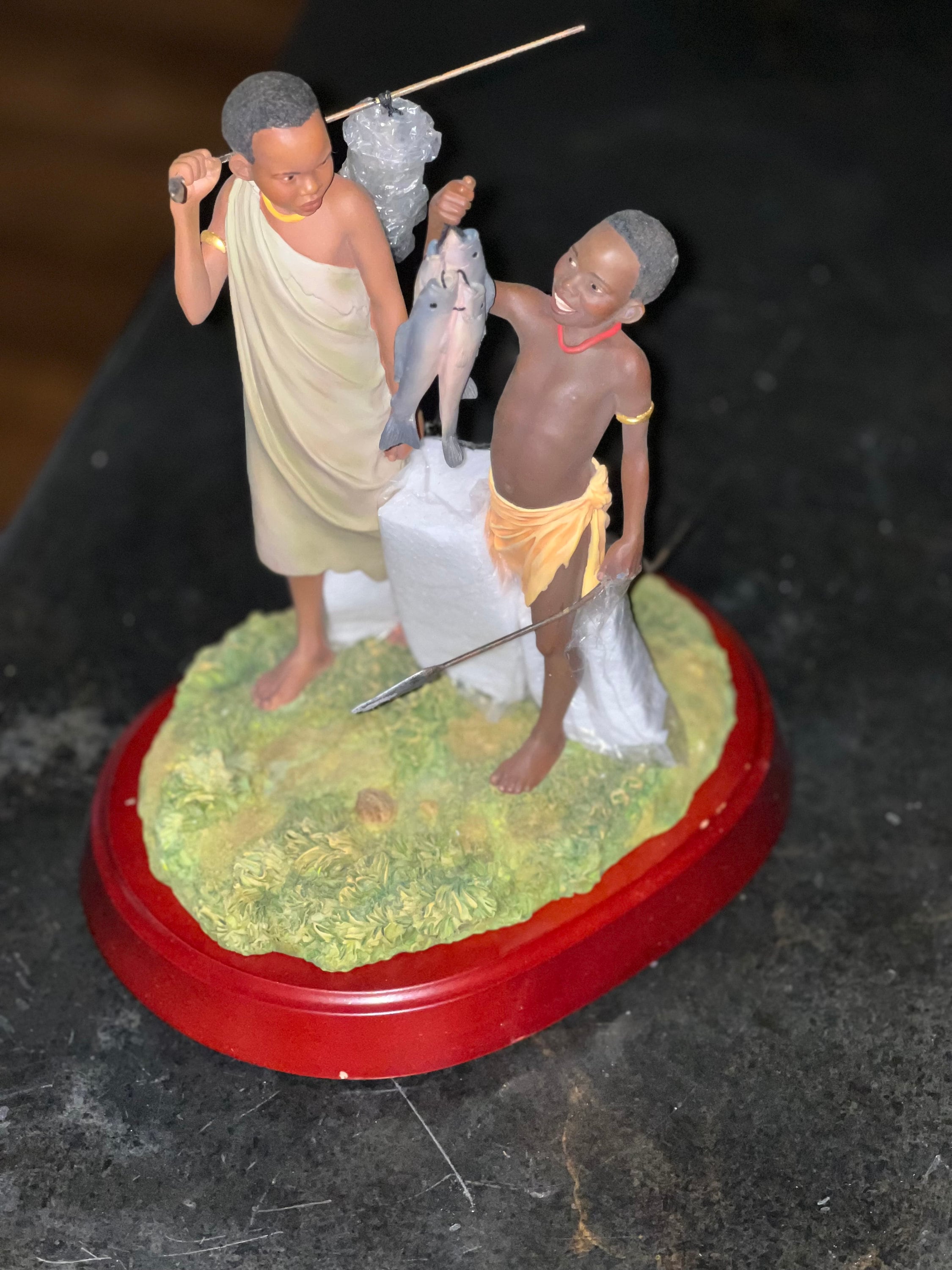 Thomas Blackshear Ebony Visions Good Catch Collectible Figurine