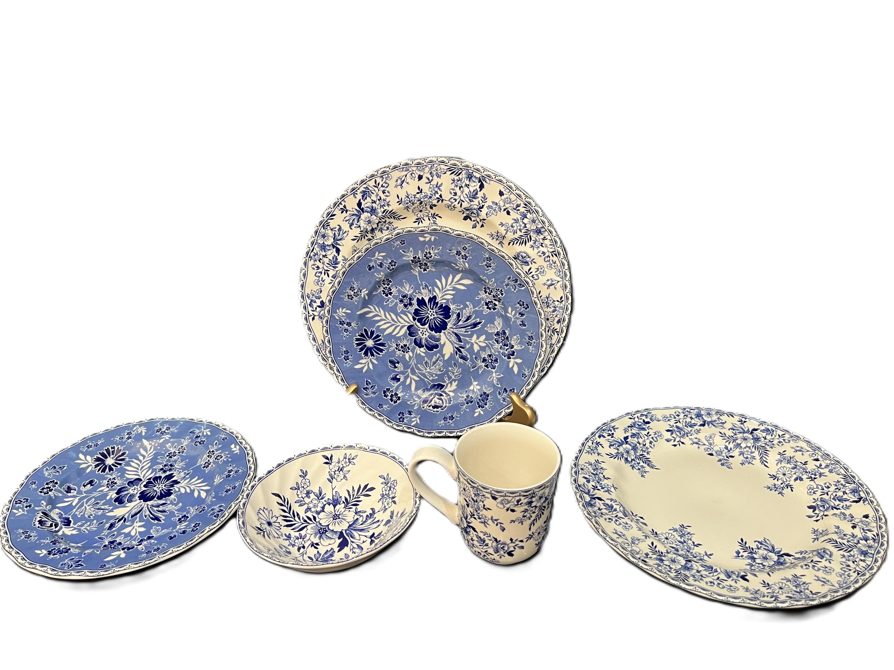 Johnson Brothers Blue Christmas - Etsy