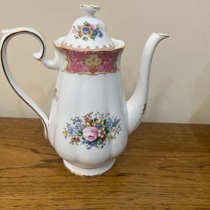 Lady Carlyle Coffee Pot And  Lid By Royal Albert Made In England