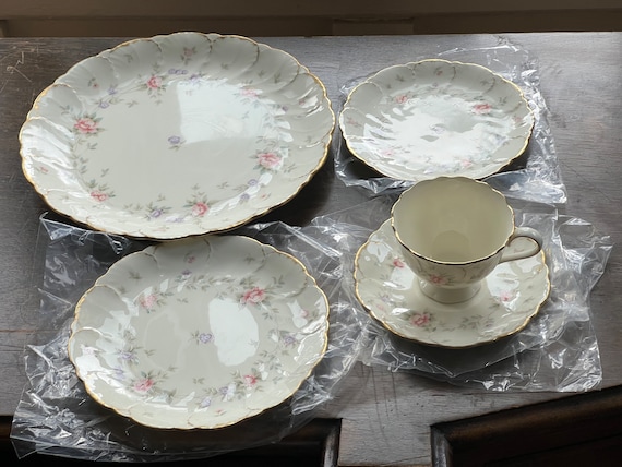 Mikasa REMEMBRANCE Bone China 20 Piece Boxed Dinnerware Set for 4