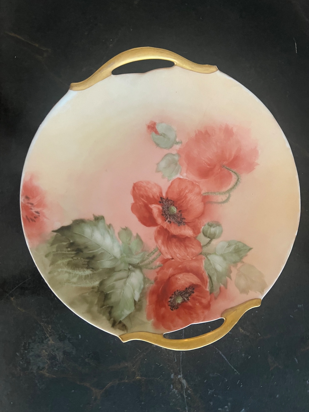 * antique plate ୨୧* フラワーレリーフ アンティークプレート il_1080xN.5899715112_gu2l.jpg
