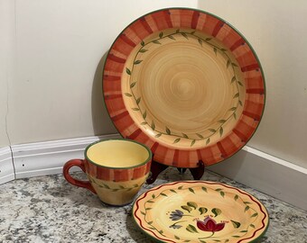 Pfaltzgraff Napoli Corn Dishes - Set Of 4 Colorful Corn-Shaped Serving Dishes