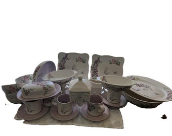 Servizio da tavola e pezzi da portata Pfaltzgraff USA Cape May Birdhouse Fiori primaverili: scegli