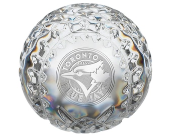 Waterford Toronto Blue Jays Crystal Paperweight Baseball New (NO BOX)