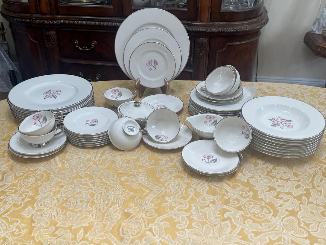Patricia by Syracuse China 50PC Dinnerware Service for 8 1960’s Unused ...