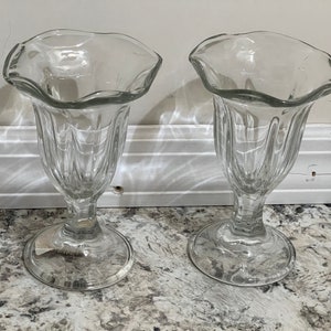 Anchor Hocking Tulip Sundae Glass Set of 2 New