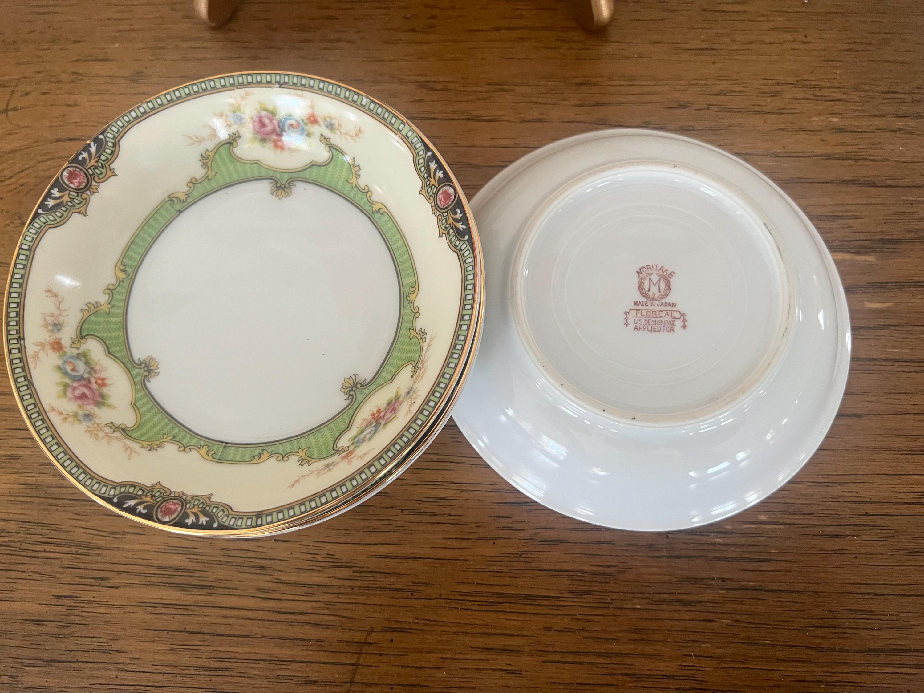 Noritake Floreal Dinnerware Set: Vintage Floral Porcelain, 1921 - Etsy