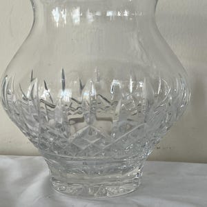Waterford Crystal Fleurology "Liz" Cachepot Vase.