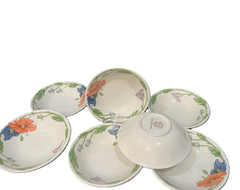 Villeroy & Boch Amapola Floral Coupe Bowls (Set of 4 or 1) – West Germany