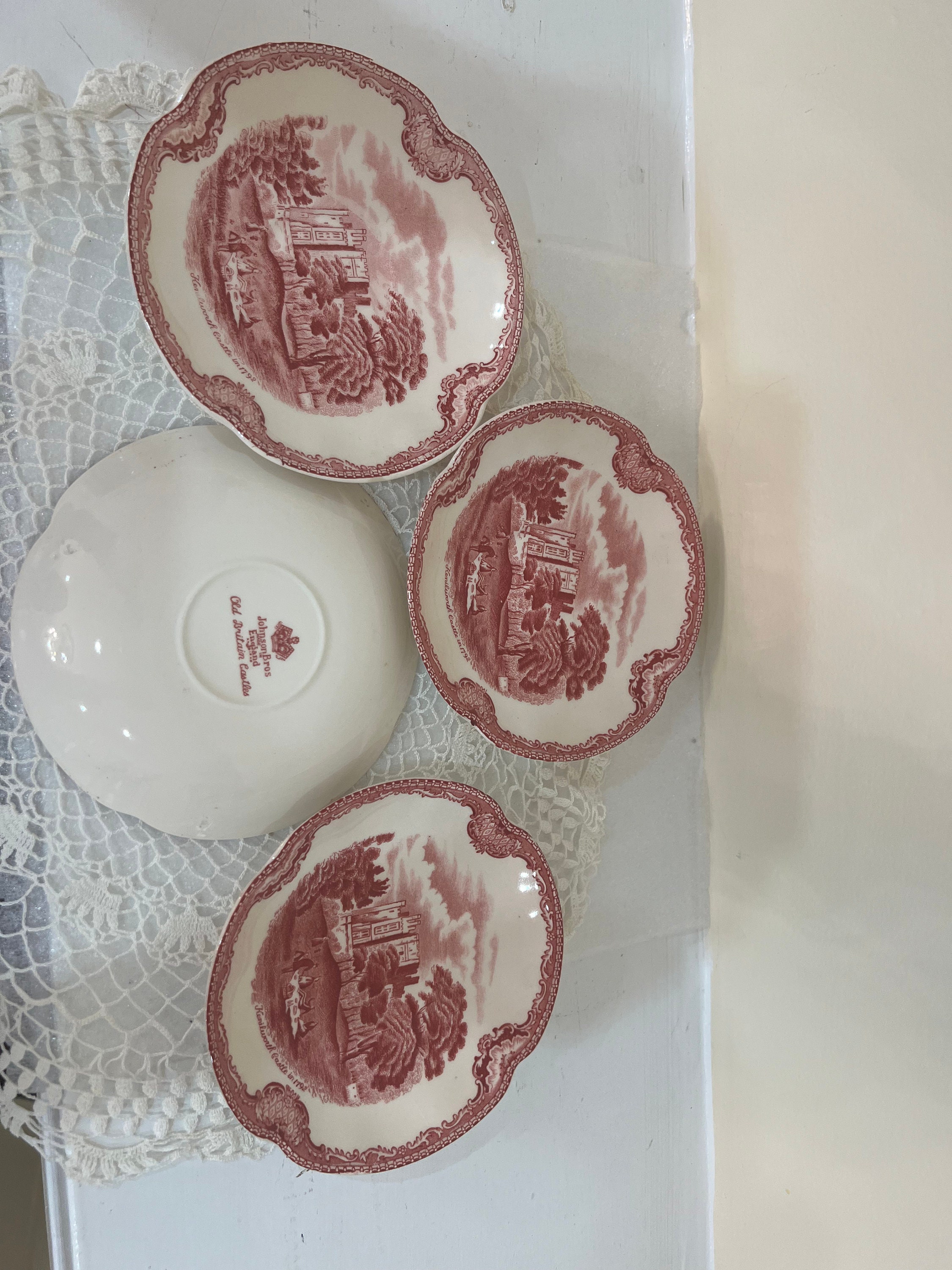 ジョンソンブラザーズ オールドブリテンキャッスルズ 大皿 6枚 約25.5㎝ ヴィンテージ ジョンソン ブラザーズ オールド ブリテン