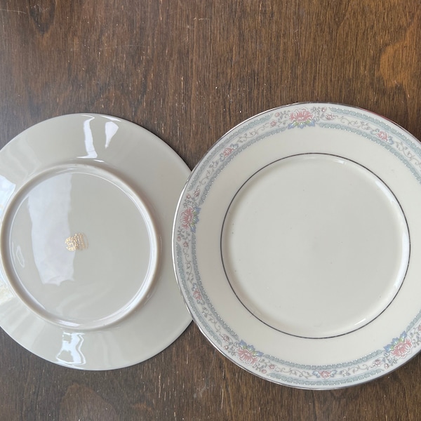 Lenox CHARLESTON Bone China Set Of 2 Salad Plates 8 1/8"