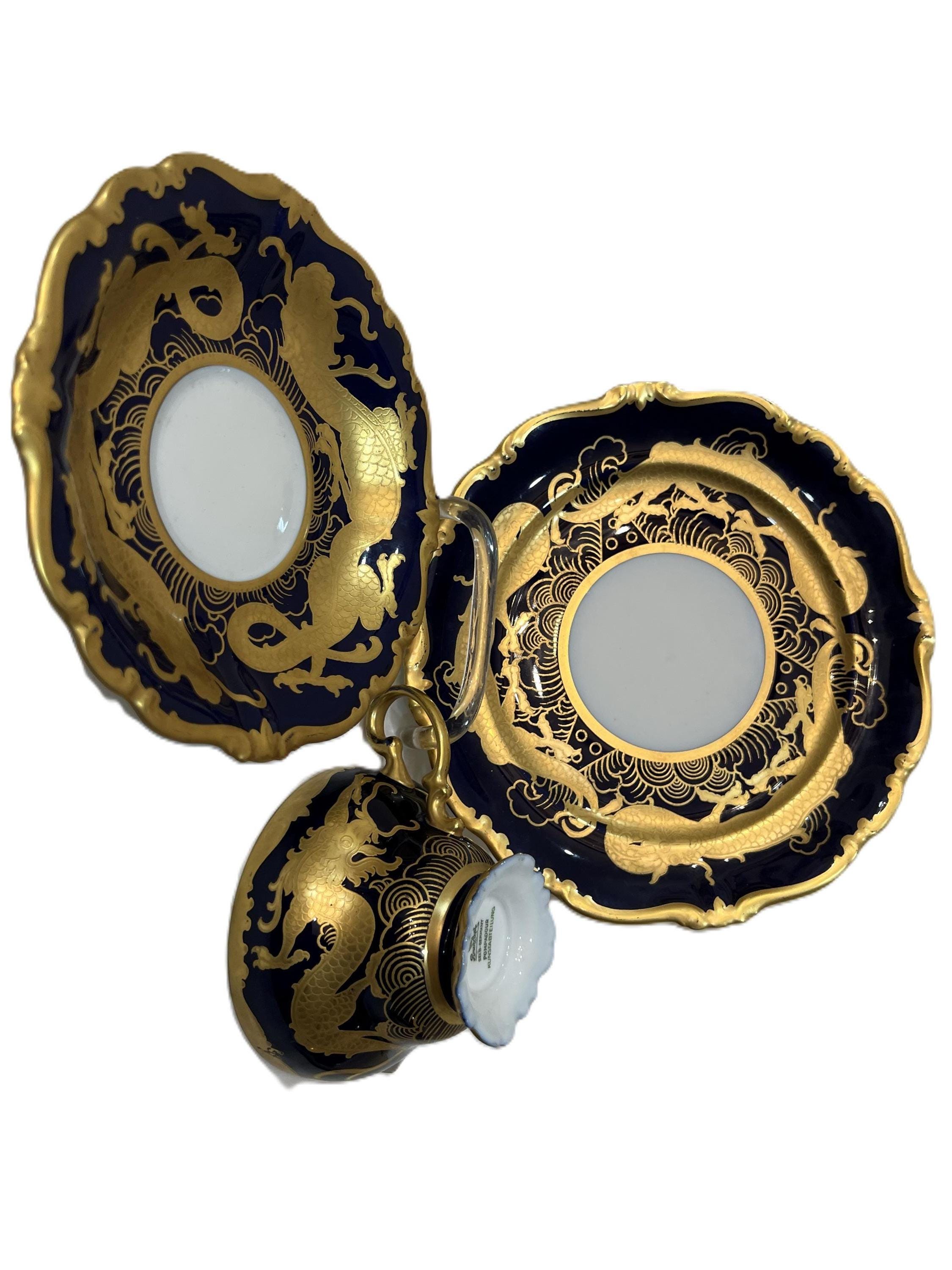 Rosenthal blue gold - Etsy 日本