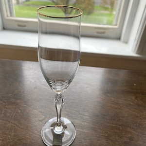 MIKASA Romanaire Crystal Champagne Flute Made in Slovenia