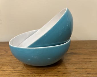 Lenox, Kate Spade Summer Circle Coral Soup Cereal Bowls Set of 2 New