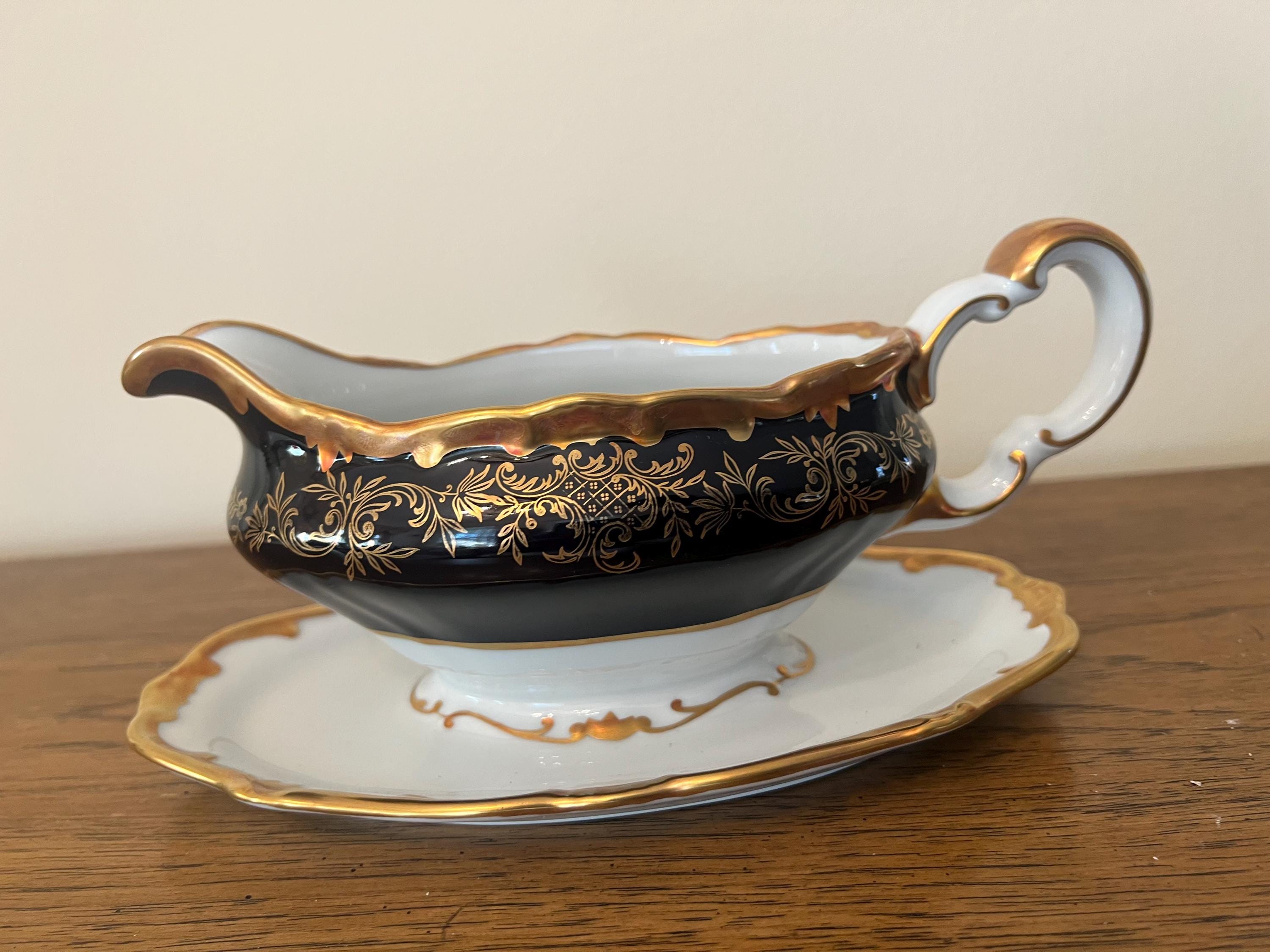 Etch- WEIMAR PORZELLAN Katharina Etch Kobalt Serving Dishes Your