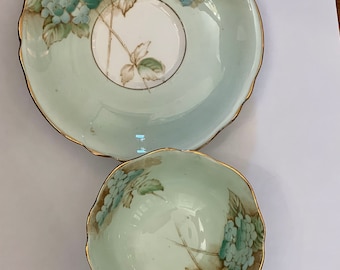 Vintage Paragon Double Warrant Bone China Teacup & Saucer with Floral Pattern