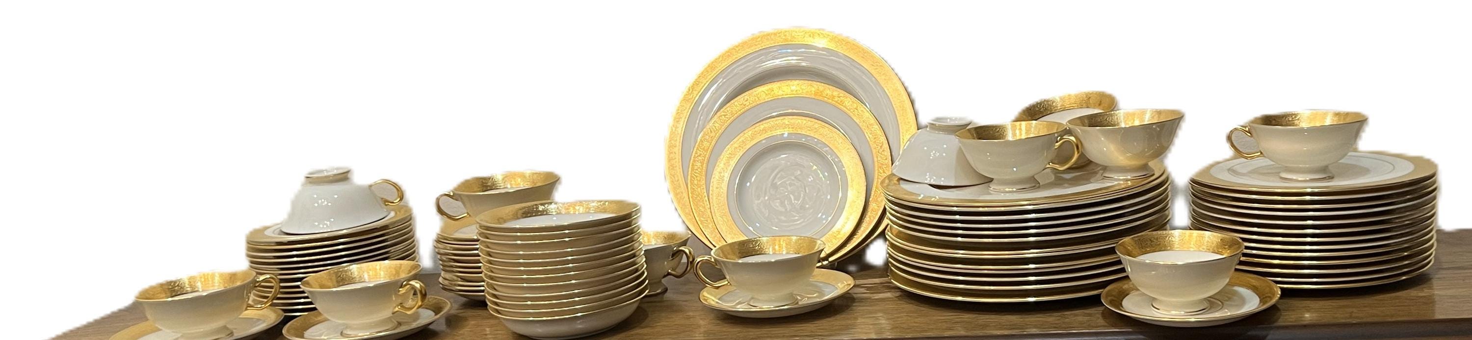 Lenox Westchester : Gold Encrusted Bone China Dinnerware Set Your