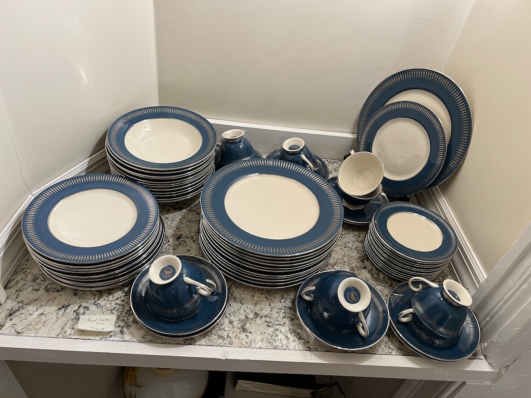 ジャネット デルファイトブルー メジャリング 4cup set 1930's ジャネット デルファイトブルー メジャリング 4cup set 1930's