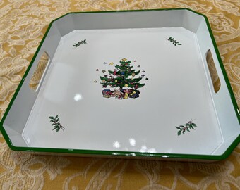 NIKKO Ceramics CHRISTMASTIME Christmas Tree Toys Octagonal