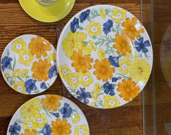 Ernestine Cannon Salerno Italy Dinnerware Set Cheery Daisy Yellow Choose