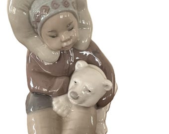 ヤドロ エスキモー少年とシロクマ - Etsy 日本