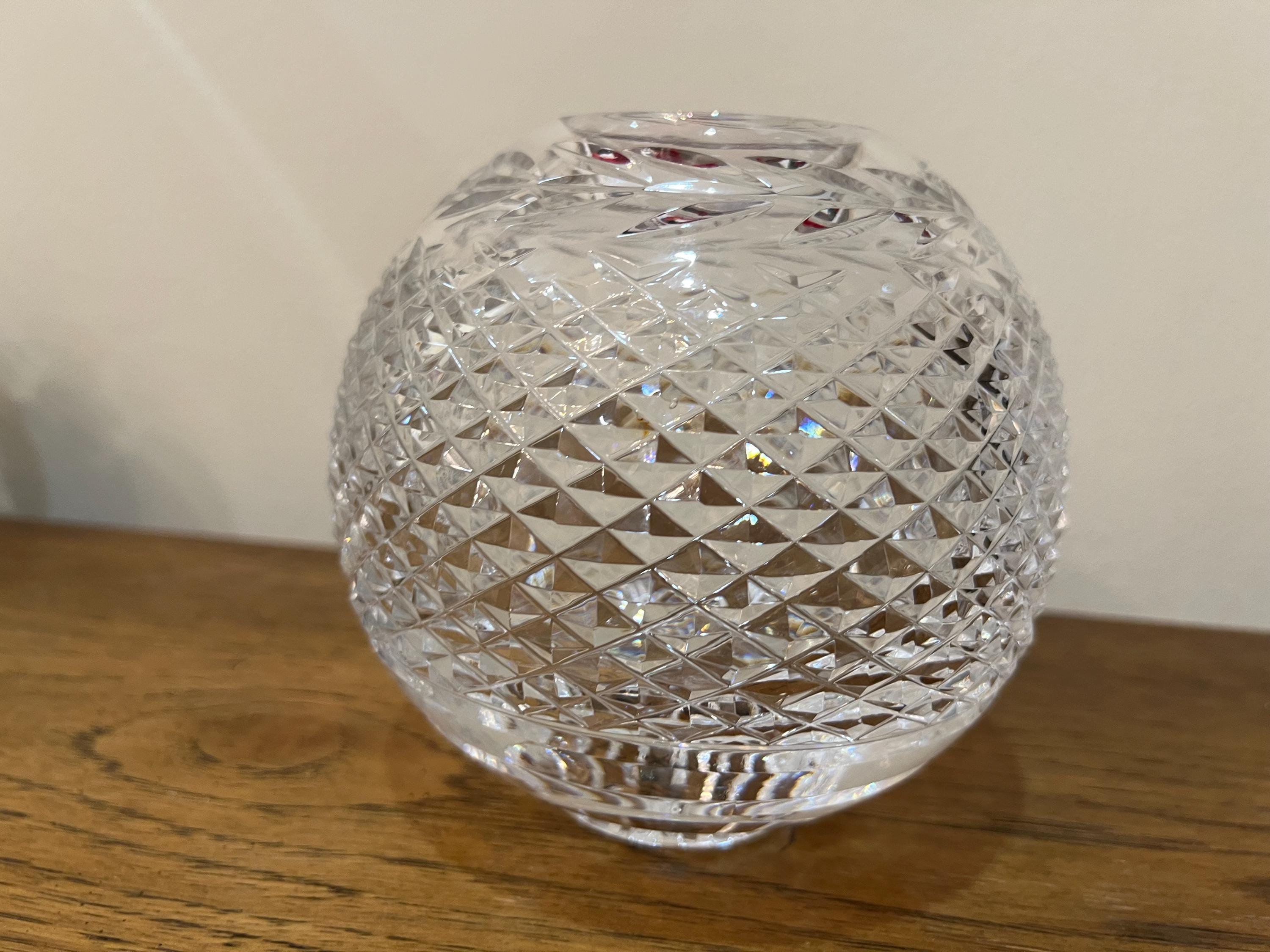 ウォーターフォードクリスタル グランドア ローズボウル 花瓶 5インチ