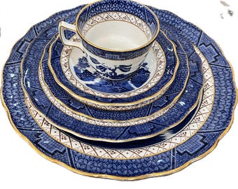 Royal Doulton Booths Real Old Willow Dinnerware: England, 1981 - Etsy