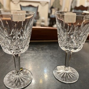 Waterford Lismore Set Of 2 Claret Crystal Glasses - Etsy 日本 
