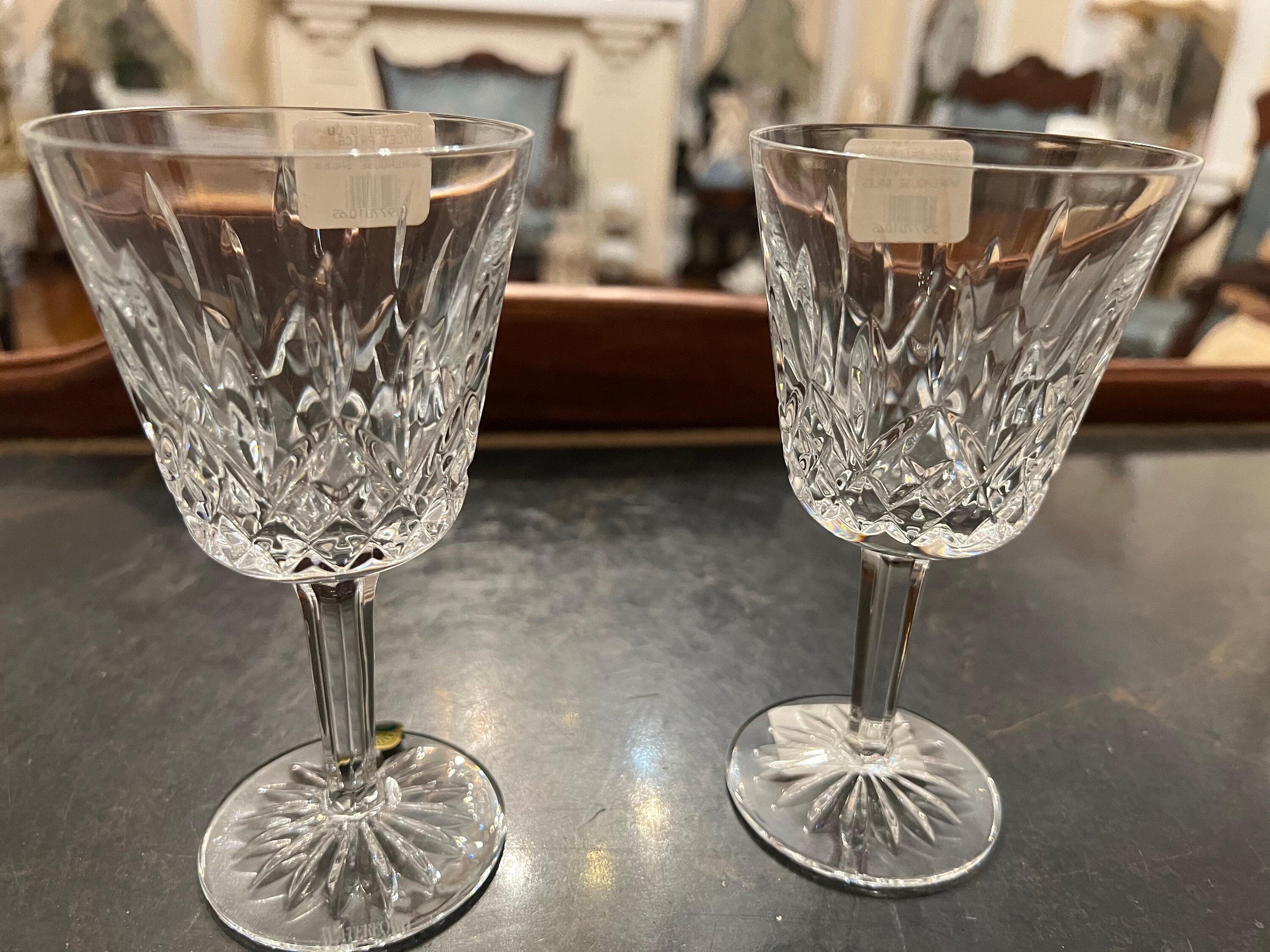 Waterford Lismore Set Of 2 Claret Crystal Glasses - Etsy 日本