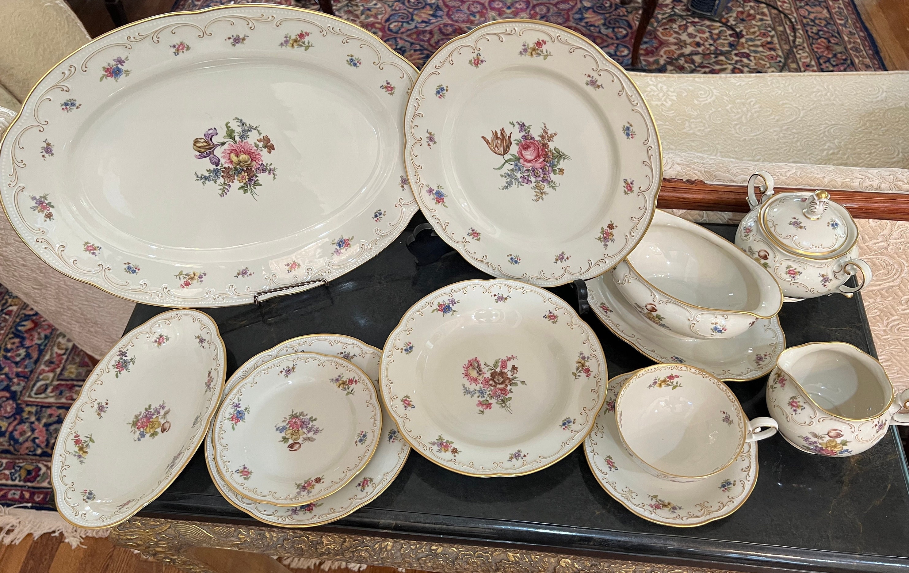 Tirschenreuth Bavaria Germany Springtime US Zone 48pc Dinnerware