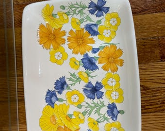 Ernestine Cannon Salerno Italy Dinnerware Set Cheery Daisy Yellow