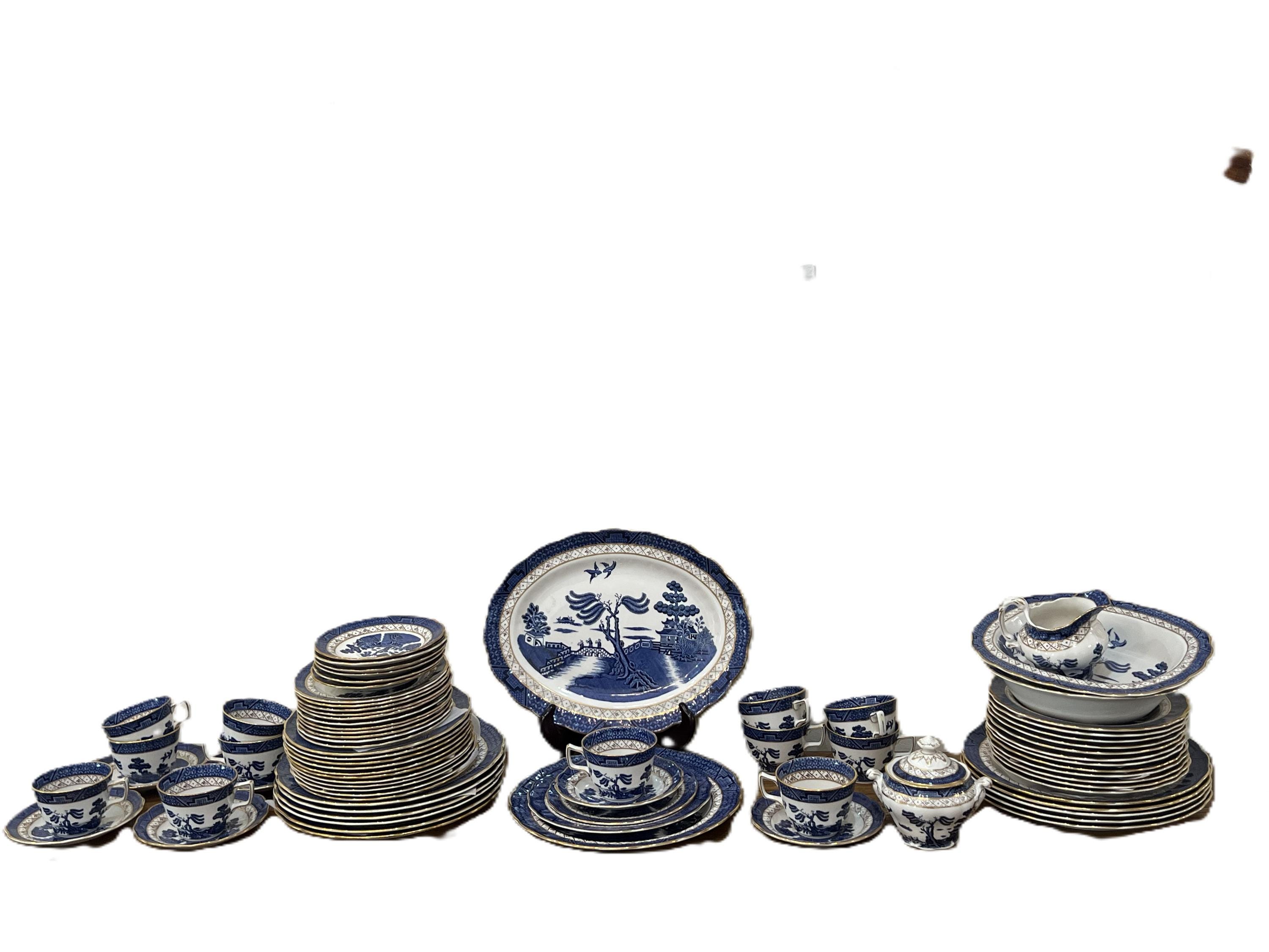 Royal Doulton Booths Real Old Willow Dinnerware: England, 1981 - Etsy