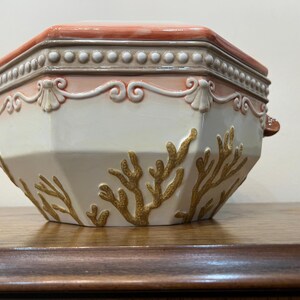 Tureen / Covered Vegetable Bowl  And  Lid Baroque by Zrike 10.25IN
