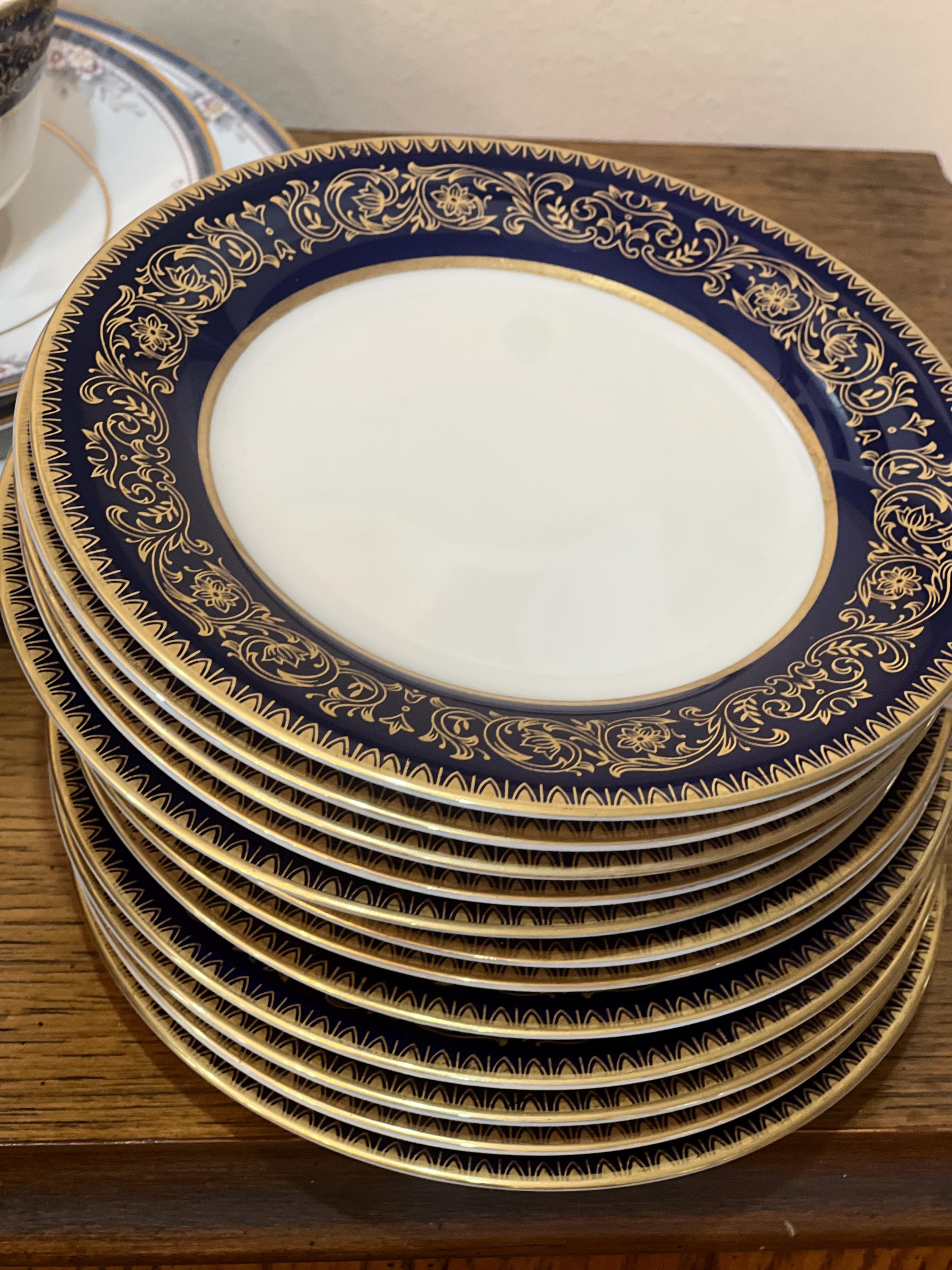 Heritage Cobalt Blue Dinnerware Set : by Royal Castle Japan ,your