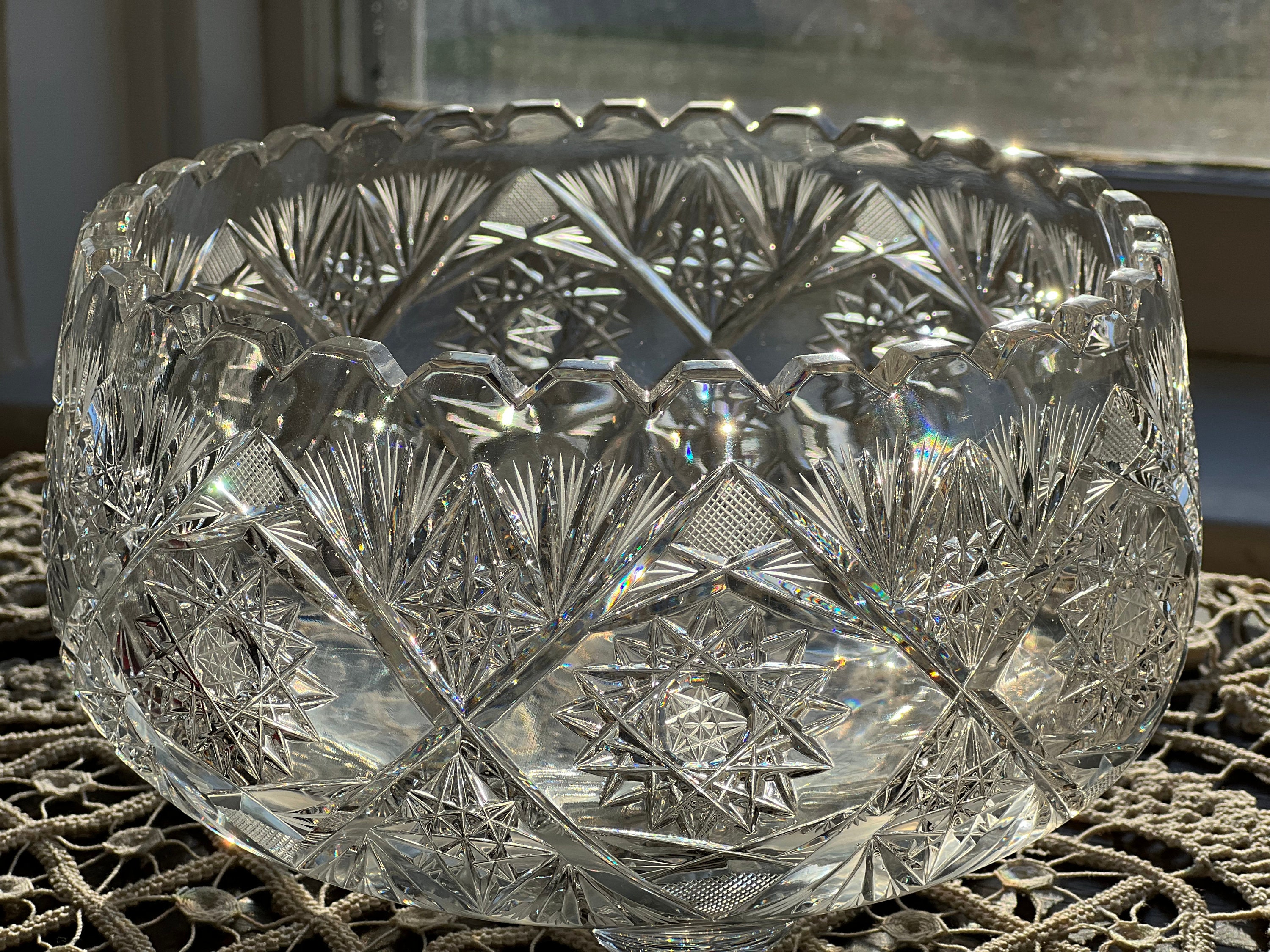 Bohemia crystal bowl - Etsy 日本