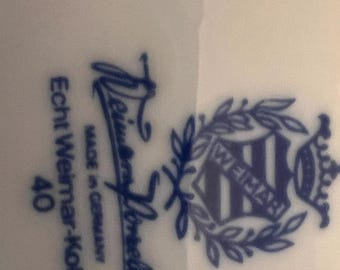 Etch- WEIMAR PORZELLAN Katharina Etch Kobalt Serving Dishes Your