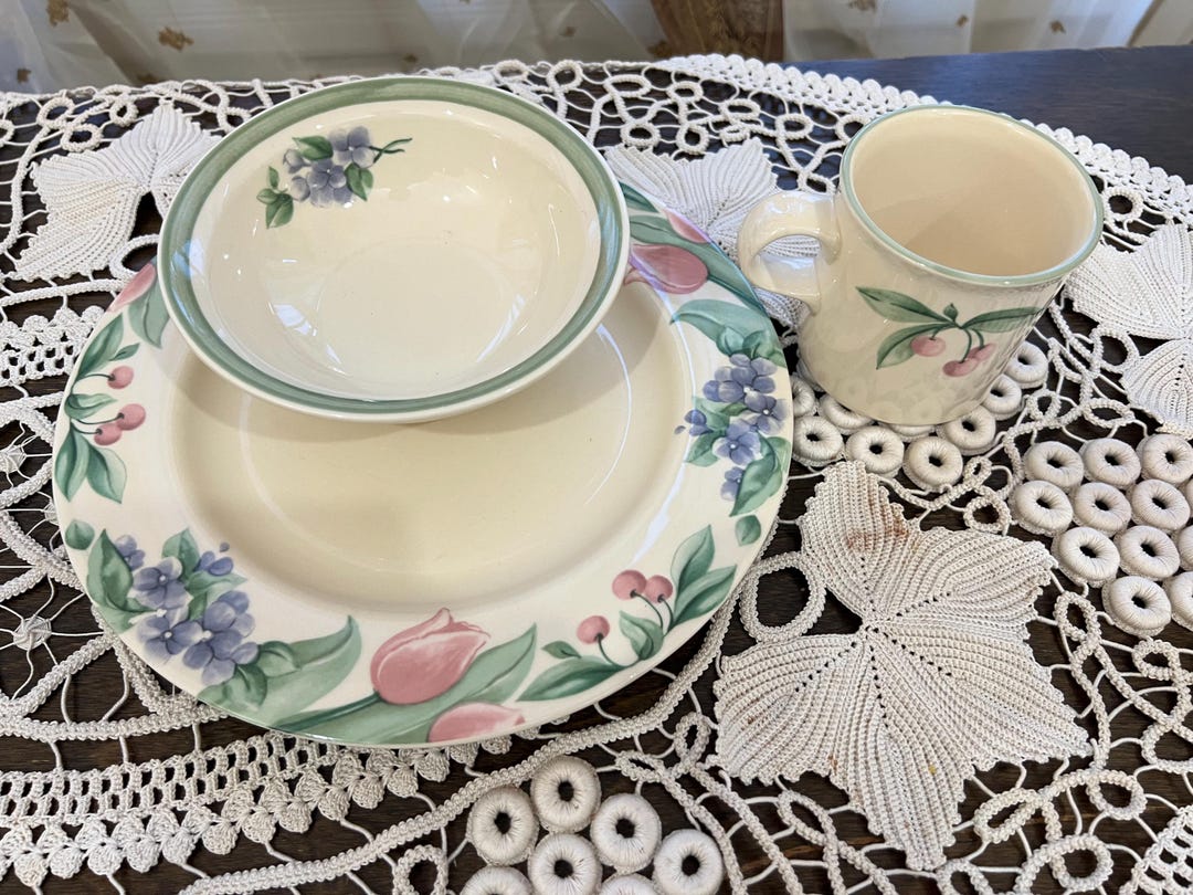 Auction Pfaltzgraff Garden Party Dishes Pfaltzgraff Garden Party