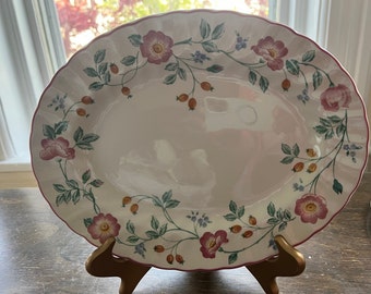 CHURCHILL BRIAR ROSE Oval Serving Platter 12.25"