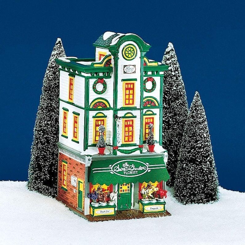 Department 56 Snow Village Secret Garden Florist - Thumbnail 2