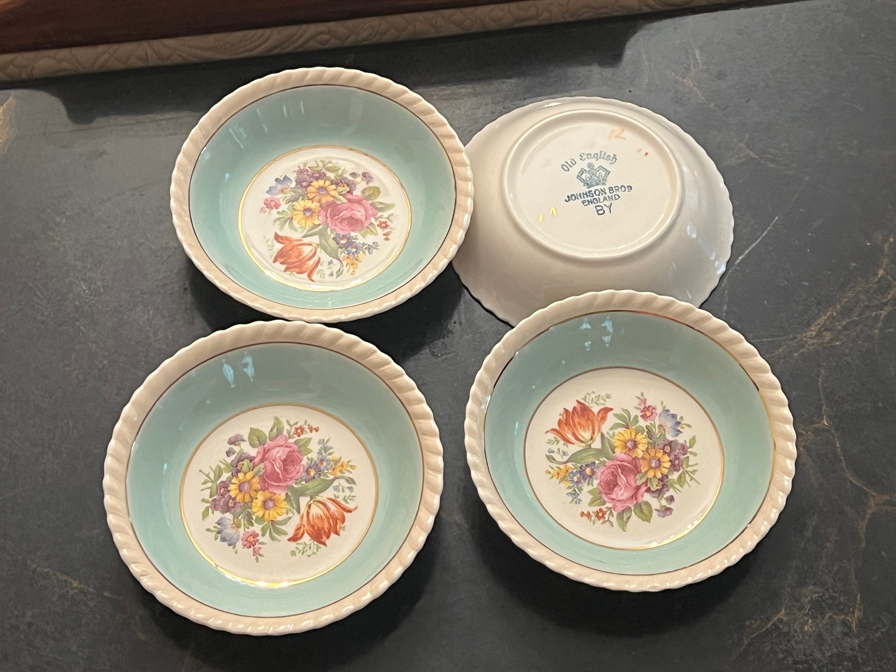 Vigo Old English Johnson Brothers China Set Of 11 Vintage Johnson