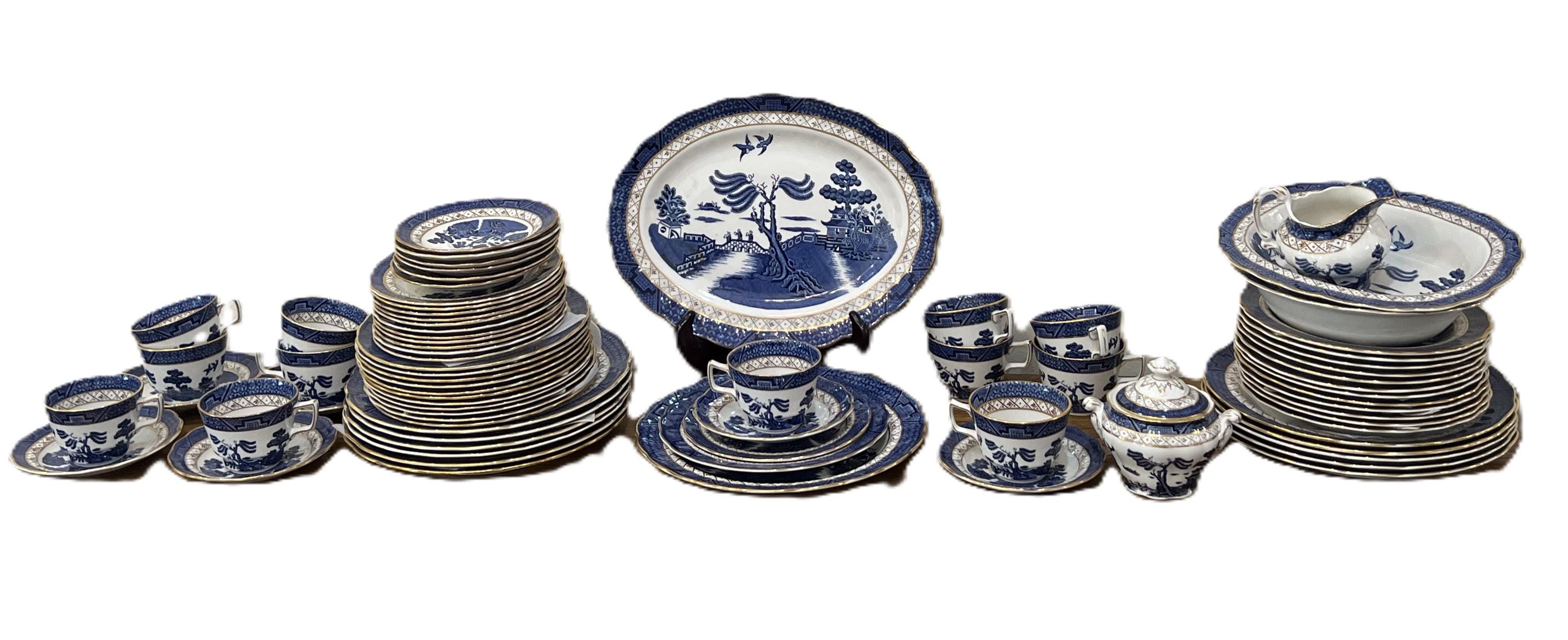 Royal Doulton Booths Real Old Willow Dinnerware: England, 1981 - Etsy