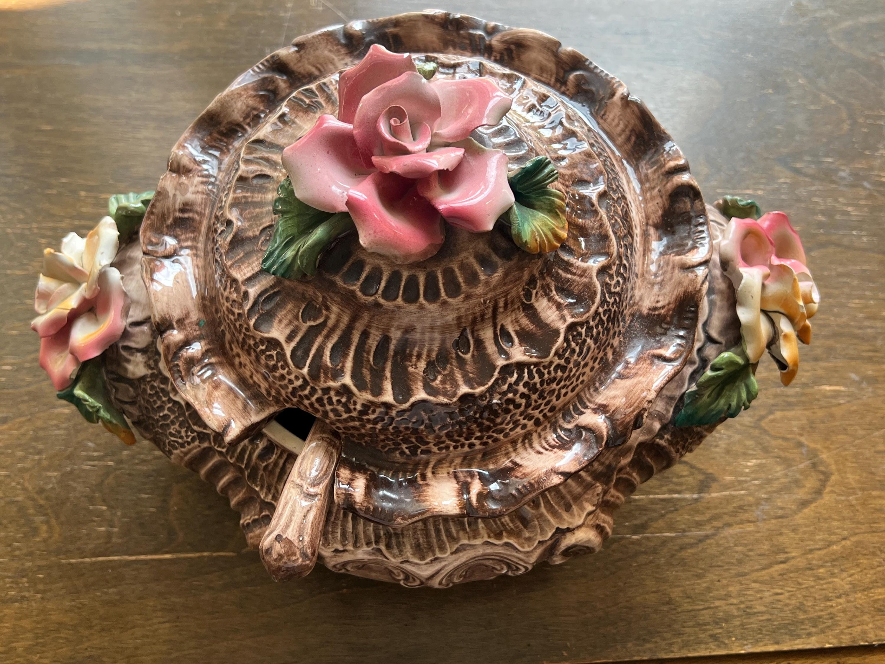 Capodimonte tureen - Etsy 日本