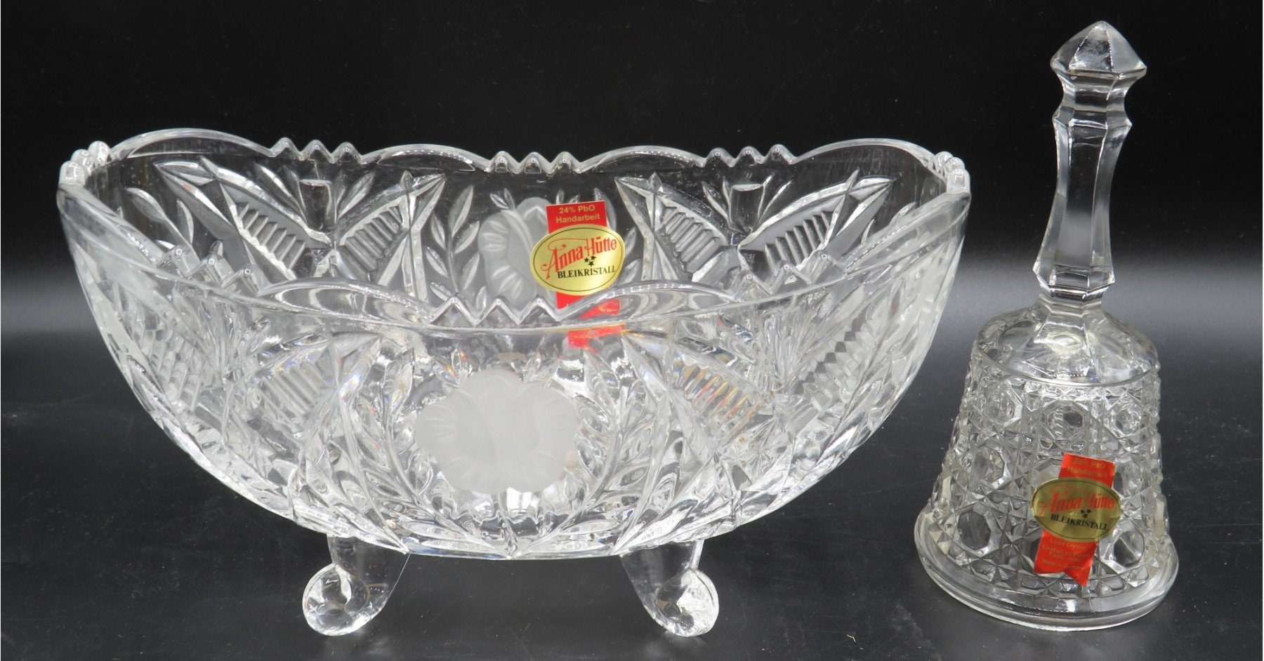 ドイツ アンナヒュッテガラス ボール Anna Hutte クリスタルボール