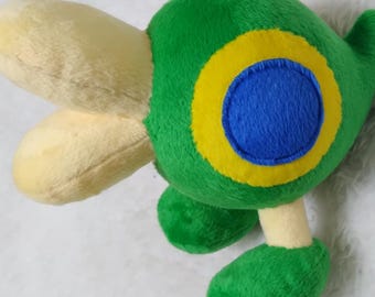 Custom Plush Toy Cataquack (green) від Super Mario Sunshin - Etsy