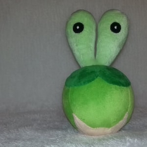 Custom plush toy inspired by   Applin   .