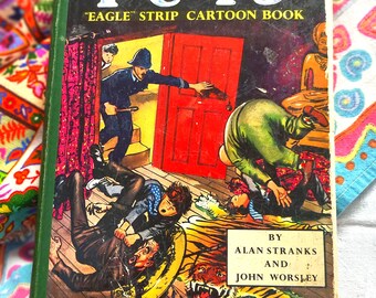 PC 49 "Eagle" Strip Cartoon Book, comics and stories illustrated throughout, has some great colour plates, circa 1950.