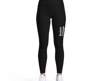 Boston College Vertical Logo Leggings | College Team Apparel
