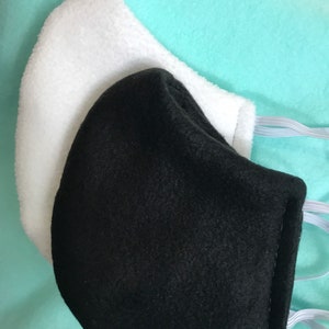 Buy 2 get 1 free! Winter Fleece Mask Cold Weather Snow Ski Mask Keeps Face Warm Breathable Comfortable - 2layers. Washable. USA Made