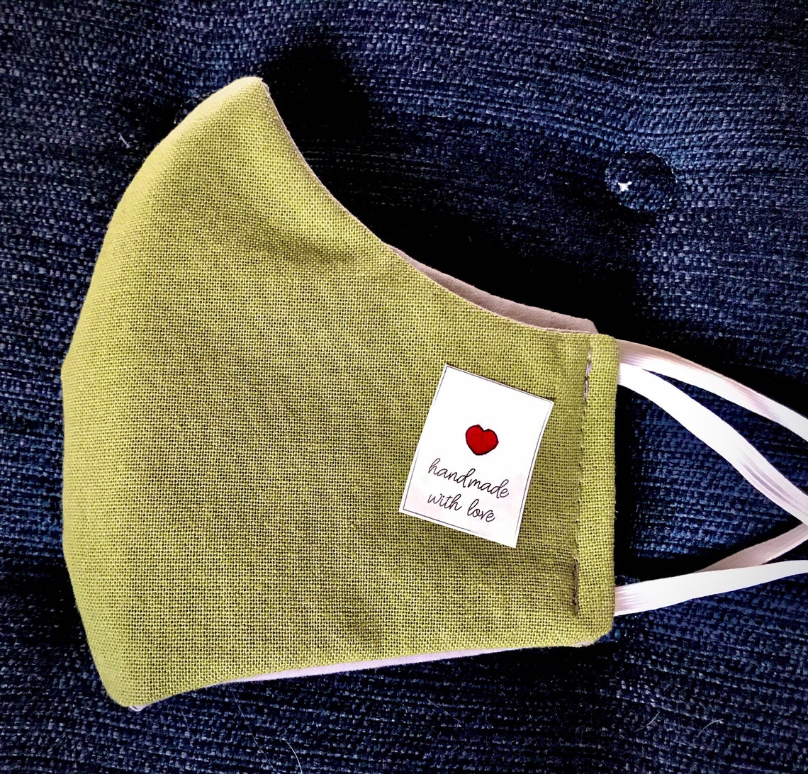 Free Ship 4 Layers USA MADE Cotton Handmade Fabric Masks With Pocket