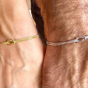 Love Knot Bracelet Etsy